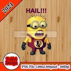 minion say hail tshirt design png higt quality 300dpi digital file instant download