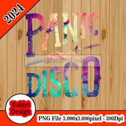 panic at the disco galaxy tshirt design PNG higt quality 300dpi digital file instant download