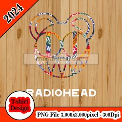 Radiohead Bear logo tshirt design PNG higt quality 300dpi digital file instant download