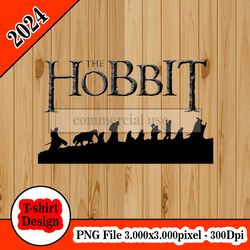 the hobbit tshirt design PNG higt quality 300dpi digital file instant download
