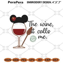 princess moana inspired wine glass machine embroidery design