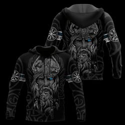 viking clothing odin viking hoodie, all over print hoodie zip hoodie fleece hoodie 3d, vikings tattoo hoodie 3d ka131