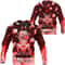 Viking 3D Robo Warrior Red Fire Patter, All Over Print Hoodie Zip Hoodie Fleece Hoodi 3D, Vikings Tattoo Hoodie 3D KA374