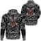 Viking Hoodie Fox with Bandana Paisley, All Over Print Hoodie Zip Hoodie Fleece Hoodi 3D, Vikings Tattoo Hoodie 3D KA485