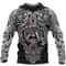 Fenrir Skoll And Hati Valknut Viking, All Over Print Hoodie Zip Hoodie Fleece Hoodi 3D, Vikings Tattoo Hoodie 3D KA549