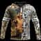 Bear Hunting Camo 3D,All Over Print Hoodie Zip Hoodie Fleece Hoodi 3D, Vikings Tattoo Hoodie 3D KA571