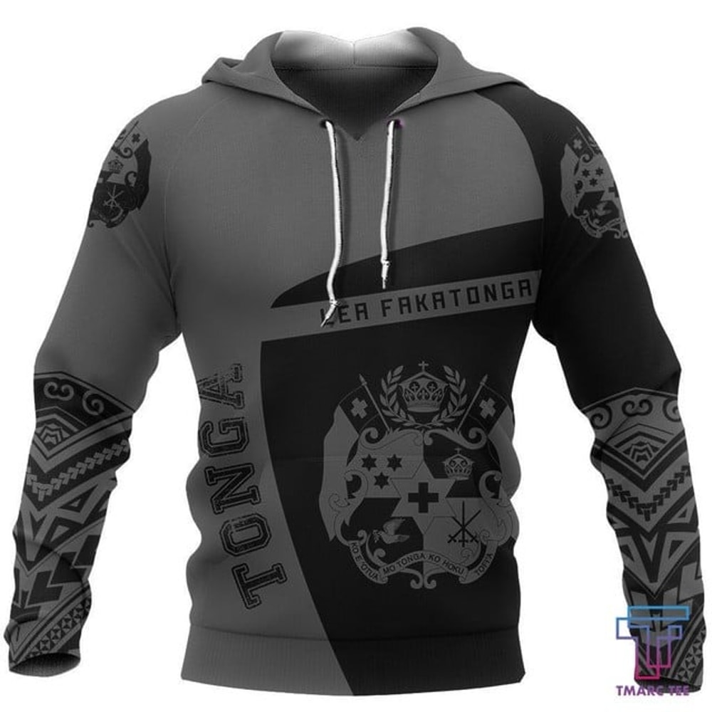 Tonga Polynesian Sport Hoodie - Premium,All Over Print Hoodie Zip Hoodie Fleece Hoodi 3D, Vikings Tattoo Hoodie 3D KA634