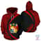Tonga Coat Of Arm Polynesian Hoodie,All Over Print Hoodie Zip Hoodie Fleece Hoodi 3D, Vikings Tattoo Hoodie 3D KA639