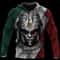 Aztec Warrior Mexico Unisex Hoodies,All Over Print Hoodie Zip Hoodie Fleece Hoodi 3D, Vikings Tattoo Hoodie 3D KA648