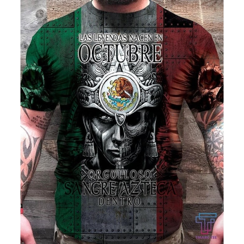 D All Over Aztec Warrior Mexican Hoodi, All Over Print Hoodie Zip Hoodie Fleece Hoodi 3D, Vikings Tattoo Hoodie 3D KA688