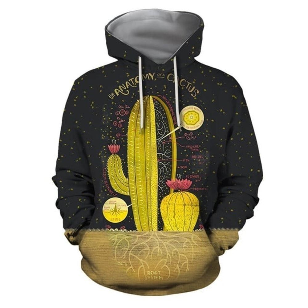 All Over Print Cactus Hoodie, All Over Print Hoodie Zip Hoodie Fleece Hoodi 3D, Vikings Tattoo Hoodie 3D KA697
