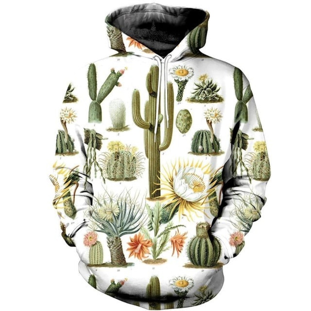 Cactus Have Flower Shirts Hoodie 3D, All Over Print Hoodie Zip Hoodie Fleece Hoodi 3D, Vikings Tattoo Hoodie 3D KA706