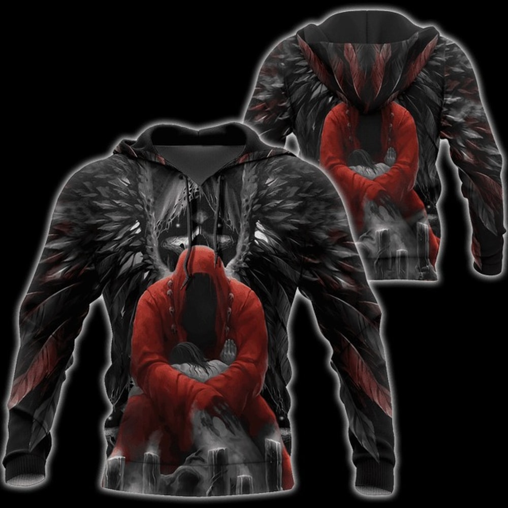 Premium Skull 3D All Over Printed Unis, All Over Print Hoodie Zip Hoodie Fleece Hoodi 3D, Vikings Tattoo Hoodie 3D KA766
