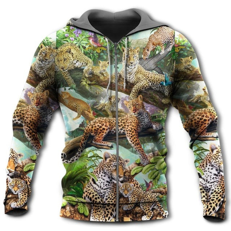 Leopard Animals Life Is Better, All Over Print Hoodie Zip Hoodie Fleece Hoodie 3D, Vikings Tattoo Hoodie 3D KA889
