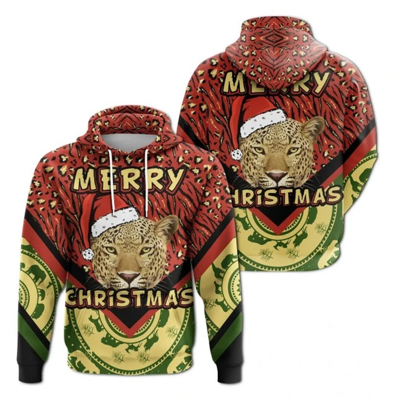 Hoodie Christmas Leopard Pullover, All Over Print Hoodie Zip Hoodie Fleece Hoodie 3D, Vikings Tattoo Hoodie 3D KA891