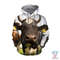 Cow And Flower Hoodie, All Over Print Hoodie Zip Hoodie Fleece Hoodie 3D, Vikings Tattoo Hoodie 3D KA970