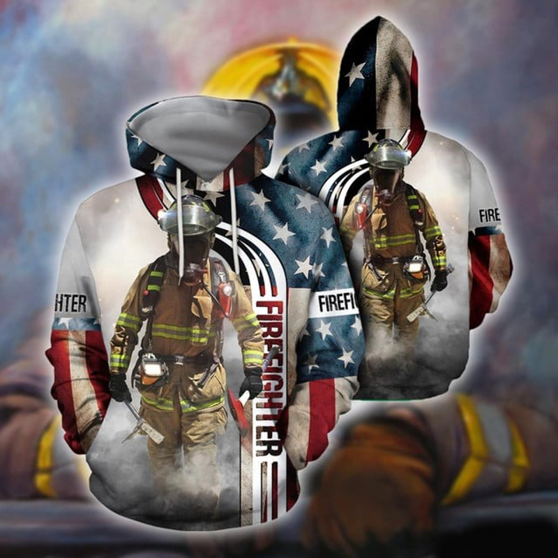 Firefighter Loving Tools Hoodie, All Over Print Hoodie Zip Hoodie Fleece Hoodie 3D, Vikings Tattoo Hoodie 3D KA1044