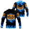 Skull On Blue Fire Art Skulls Hoodie, All Over Print Hoodie Zip Hoodie Fleece Hoodie 3D, Vikings Tattoo Hoodie 3D KA1119