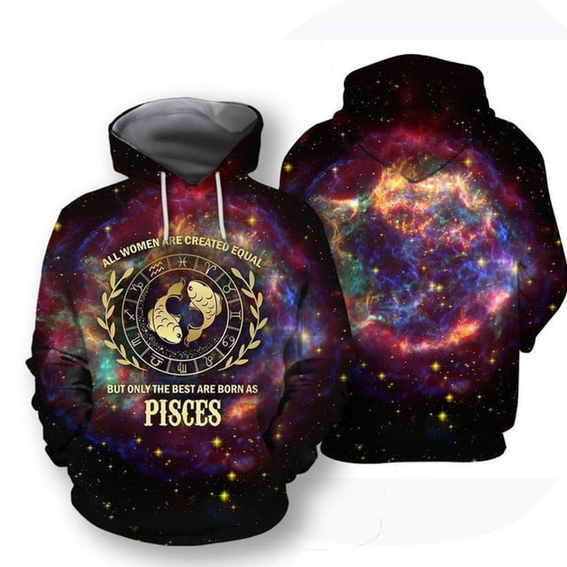 Pisces Horoscope All Over Print 3D, All Over Print Hoodie Zip Hoodie Fleece Hoodie 3D, Vikings Tattoo Hoodie 3D KA1127