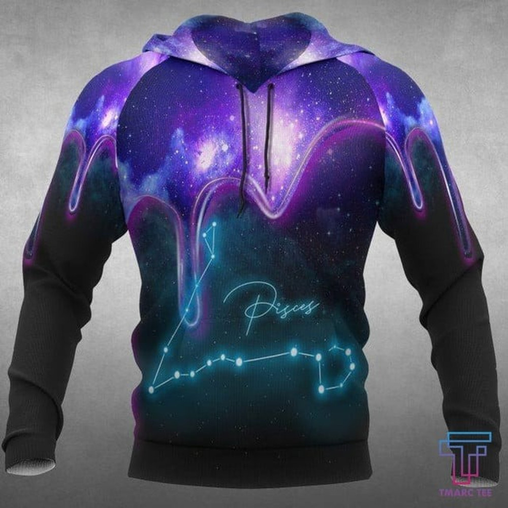 Pisces Galaxy Hoodie NTH, All Over Print Hoodie Zip Hoodie Fleece Hoodie 3D, Vikings Tattoo Hoodie 3D KA1129