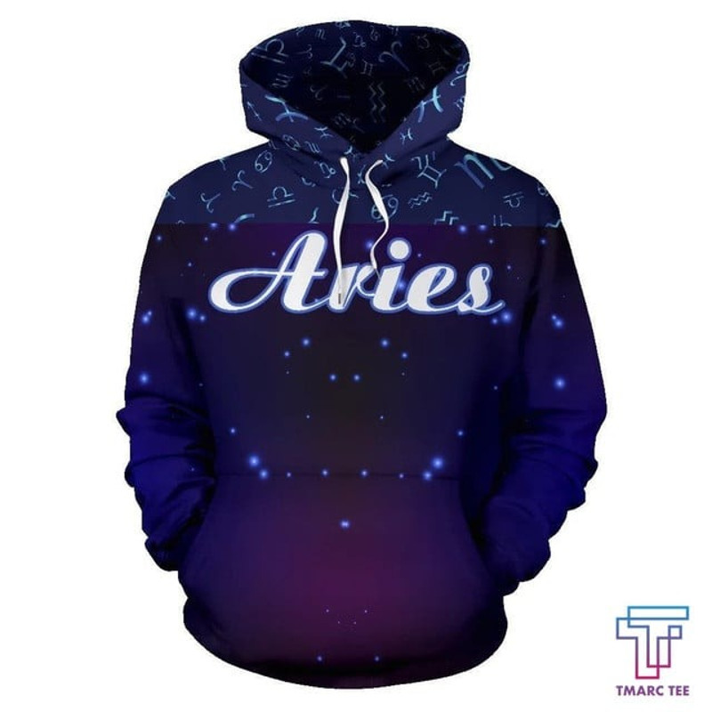Aries Zodiac All Over Hoodie NTH, All Over Print Hoodie Zip Hoodie Fleece Hoodie 3D, Vikings Tattoo Hoodie 3D KA1160
