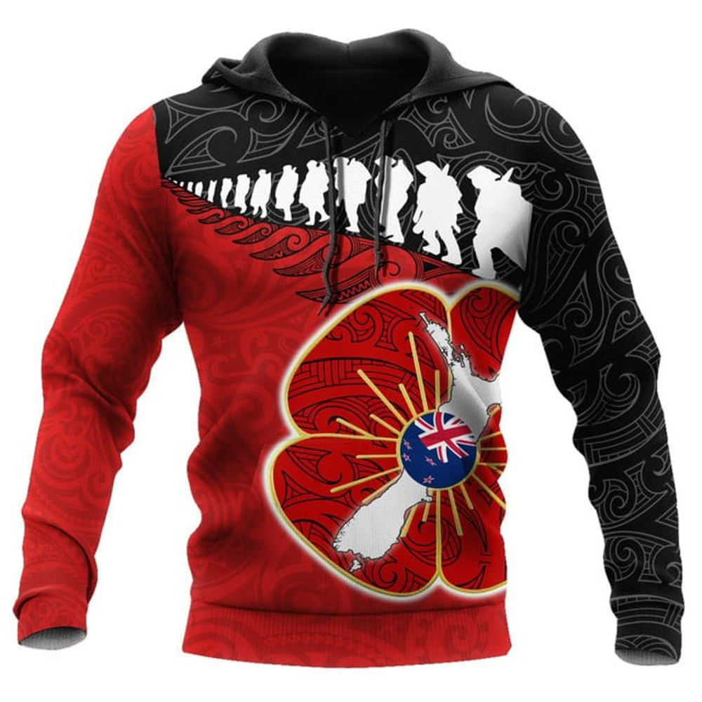 Anzac Day 3D Printed Unisex, All Over Print Hoodie Zip Hoodie Fleece Hoodie 3D, Vikings Tattoo Hoodie 3D KA1187