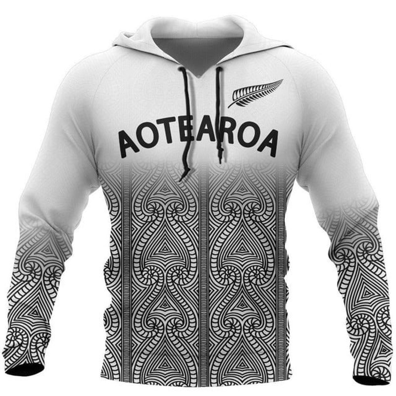 Aotearoa Maori Hoodie Silver FernsMa, All Over Print Hoodie Zip Hoodie Fleece Hoodie 3D, Vikings Tattoo Hoodie 3D KA1213