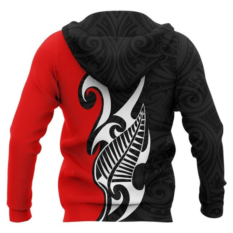 Aotearoa Silver Fern Maori Hoodie, All Over Print Hoodie Zip Hoodie Fleece Hoodie 3D, Vikings Tattoo Hoodie 3D KA1214