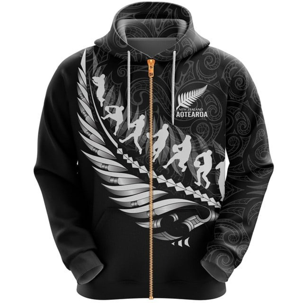 Aotearoa New Zealand Hoodie Maori, All Over Print Hoodie Zip Hoodie Fleece Hoodie 3D, Vikings Tattoo Hoodie 3D KA1217