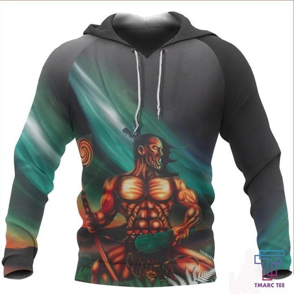 New Zealand Hoodie Maori Firefighter, All Over Print Hoodie Zip Hoodie Fleece Hoodie 3D, Vikings Tattoo Hoodie 3D KA1256