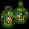 Irish American Skull St Patrick Day, All Over Print Hoodie Zip Hoodie Fleece Hoodie 3D, Vikings Tattoo Hoodie 3D KA1277