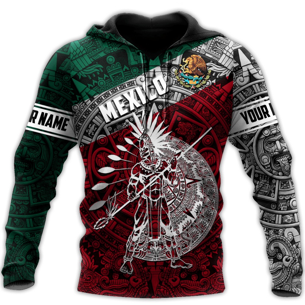 Pride Mexico Hoodie, All Over Print Hoodie Zip Hoodie Fleece Hoodie 3D, Vikings Tattoo Hoodie 3D KA1357