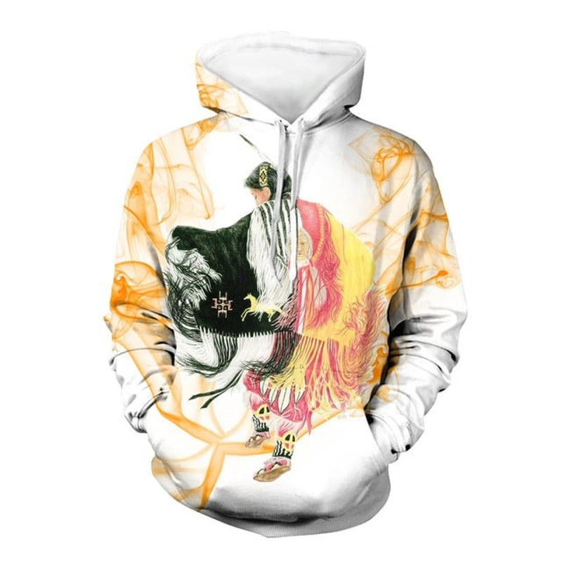 Pow Wow Dancer Native American, All Over Print Hoodie Zip Hoodie Fleece Hoodie 3D, Vikings Tattoo Hoodie 3D KA1350