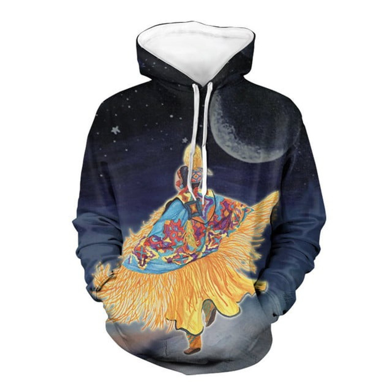 Pow Wow Dancer Native American, All Over Print Hoodie Zip Hoodie Fleece Hoodie 3D, Vikings Tattoo Hoodie 3D KA1351