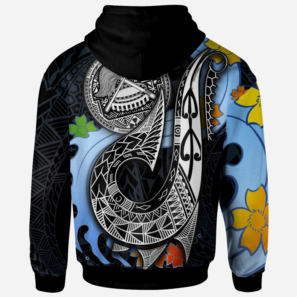 American Samoa Hoodie Fish Hooks And, All Over Print Hoodie Zip Hoodie Fleece Hoodie 3D, Vikings Tattoo Hoodie 3D KA1403