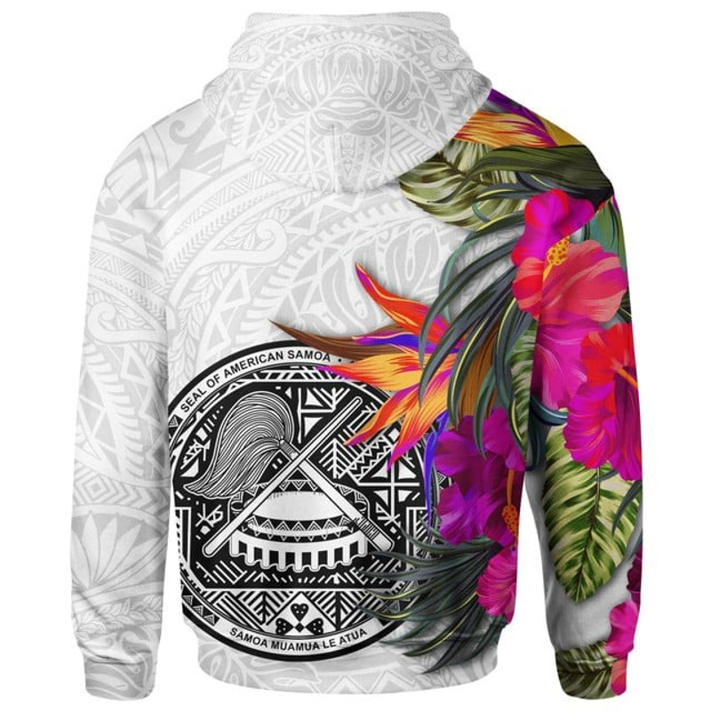 American Samoa Hoodie Hibiscus Polyn, All Over Print Hoodie Zip Hoodie Fleece Hoodie 3D, Vikings Tattoo Hoodie 3D KA1430