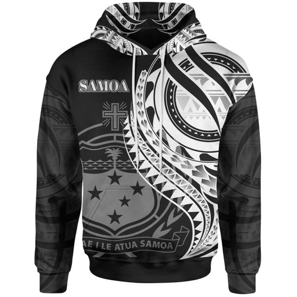 Samoa Hoodie - Polynesian Patterns B, All Over Print Hoodie Zip Hoodie Fleece Hoodie 3D, Vikings Tattoo Hoodie 3D KA1438
