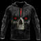 Black Skull Hoodie, All Over Print Hoodie Zip Hoodie Fleece Hoodie 3D, Vikings Tattoo Hoodie 3D KA1465