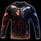 Bull Riding Red Blue Fight Cross, All Over Print Hoodie Zip Hoodie Fleece Hoodie 3D, Vikings Tattoo Hoodie 3D KA1496