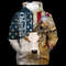 Chianina Farm With America Flag Hood, All Over Print Hoodie Zip Hoodie Fleece Hoodie 3D, Vikings Tattoo Hoodie 3D KA1522