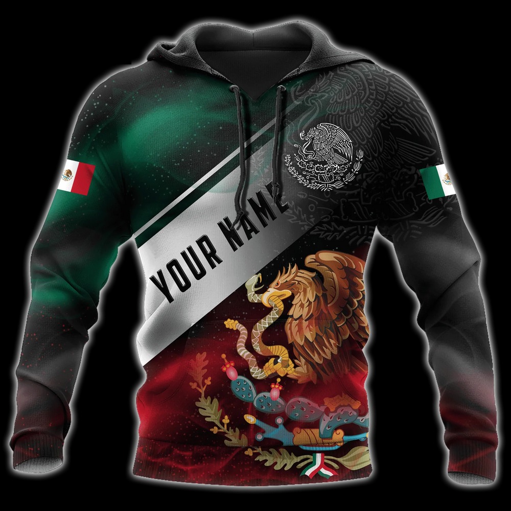 Coolspod Personalized Mexico, All Over Print Hoodie Zip Hoodie Fleece Hoodie 3D, Vikings Tattoo Hoodie 3D KA1546
