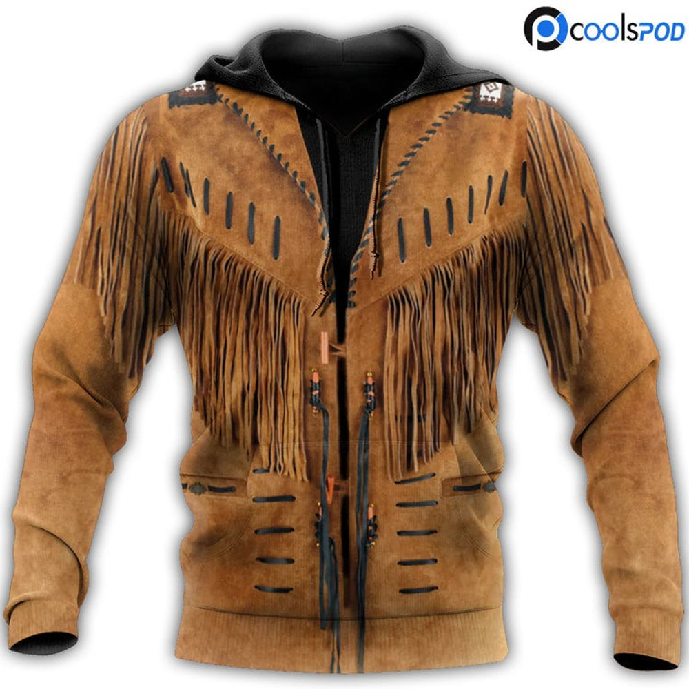 Cowboy Shirt, All Over Print Hoodie Zip Hoodie Fleece Hoodie 3D, Vikings Tattoo Hoodie 3D KA1558