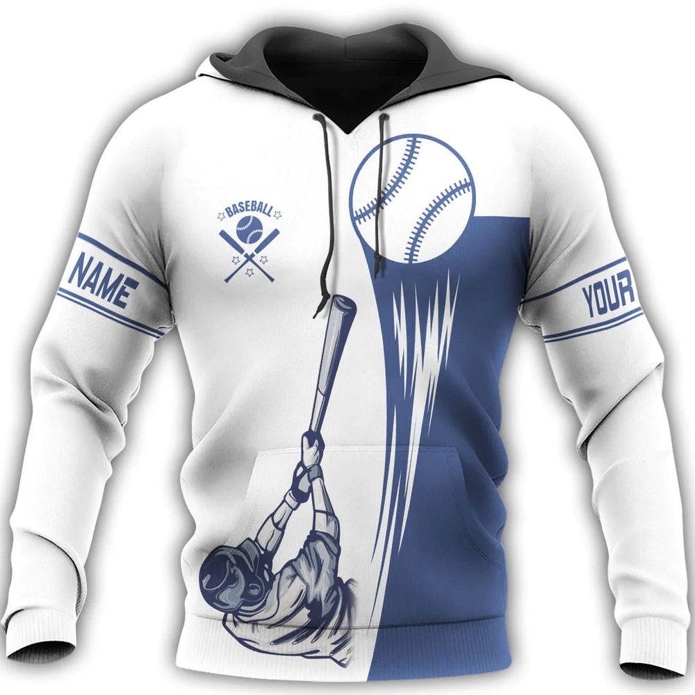 Custom 3D Baseball, All Over Print Hoodie Zip Hoodie Fleece Hoodie 3D, Vikings Tattoo Hoodie 3D KA1570