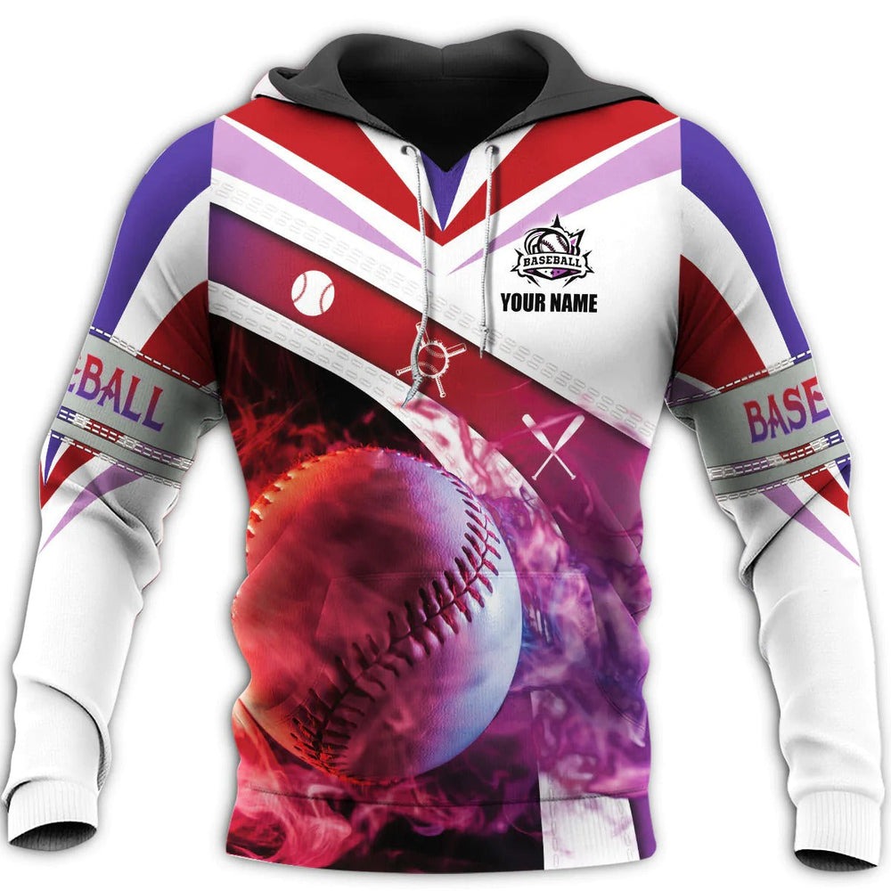 Baseball Zip Up Hoodie Men Women, All Over Print Hoodie Zip Hoodie Fleece Hoodie 3D, Vikings Tattoo Hoodie 3D KA1578