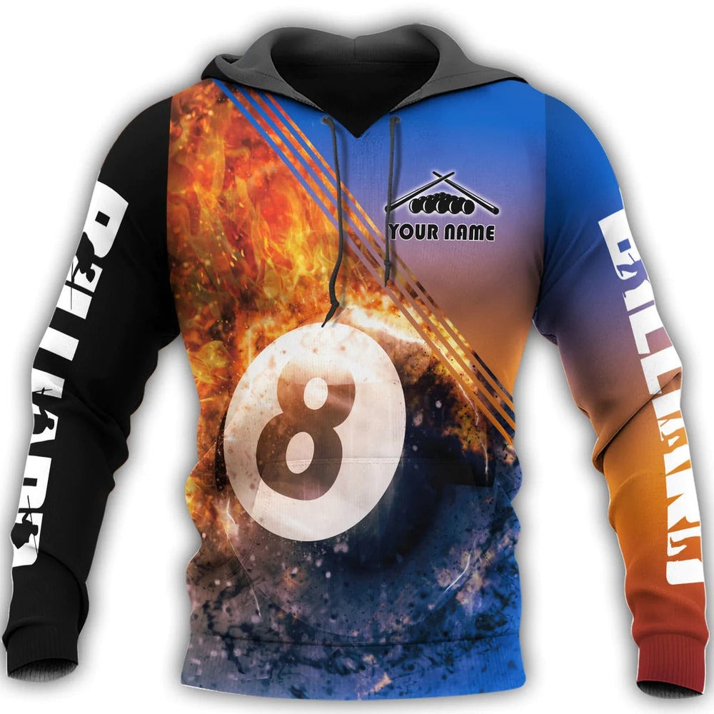 Custom Billiard Pool Hodie Men Women, All Over Print Hoodie Zip Hoodie Fleece Hoodie 3D, Vikings Tattoo Hoodie 3D KA1579