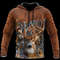 Custom Deer Hunting Hoodie With Name, All Over Print Hoodie Zip Hoodie Fleece Hoodie 3D, Vikings Tattoo Hoodie 3D KA1590