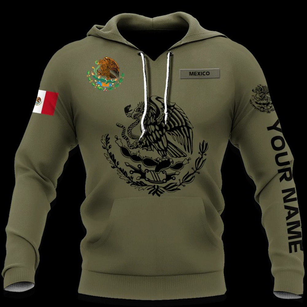 Mexico Hoodie, Mexican Hoodie, All Over Print Hoodie Zip Hoodie Fleece Hoodie 3D, Vikings Tattoo Hoodie 3D KA1604