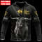 Custom Name Black Bull Riding Hoodie, All Over Print Hoodie Zip Hoodie Fleece Hoodie 3D, Vikings Tattoo Hoodie 3D KA1619
