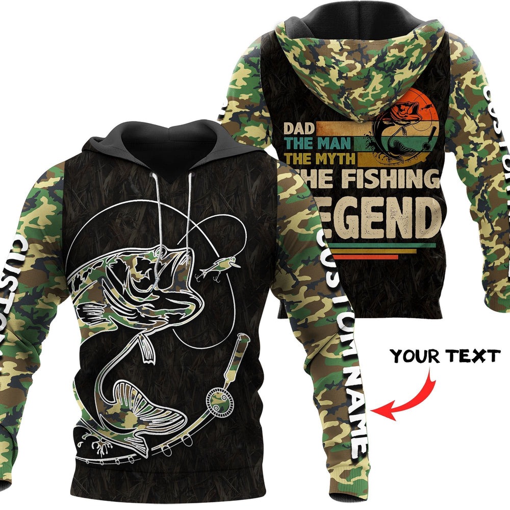 Custom Name Fishing Dad The Fishing, All Over Print Hoodie Zip Hoodie Fleece Hoodie 3D, Vikings Tattoo Hoodie 3D KA1636