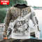 Personalized Fishing Hoodie, All Over Print Hoodie Zip Hoodie Fleece Hoodie 3D, Vikings Tattoo Hoodie 3D KA1653